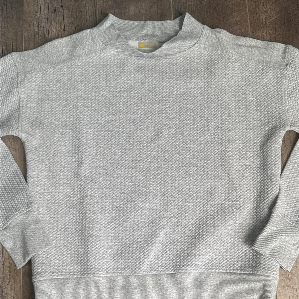 Zella Gray Textured Women's Top